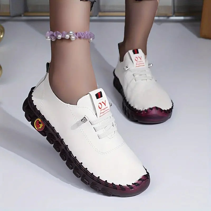 LB | JEDNOKOLOROWE CASUALOWE SNEAKERSY DLA KOBIET