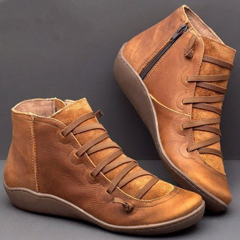 LB | Buty damskie Moda Skórzane botki do kostki