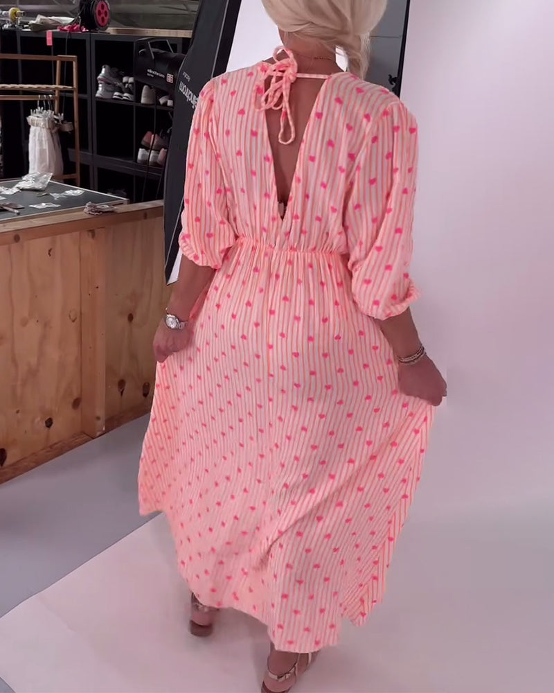 LB | SOPHIA ���� SUKIENKA MAXI SWEET HEART FLOW