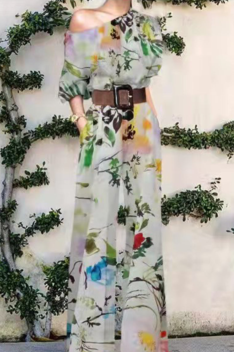 LB | Moda casual bez paska luźne kombinezony na jedno ramię (10 kolorów)