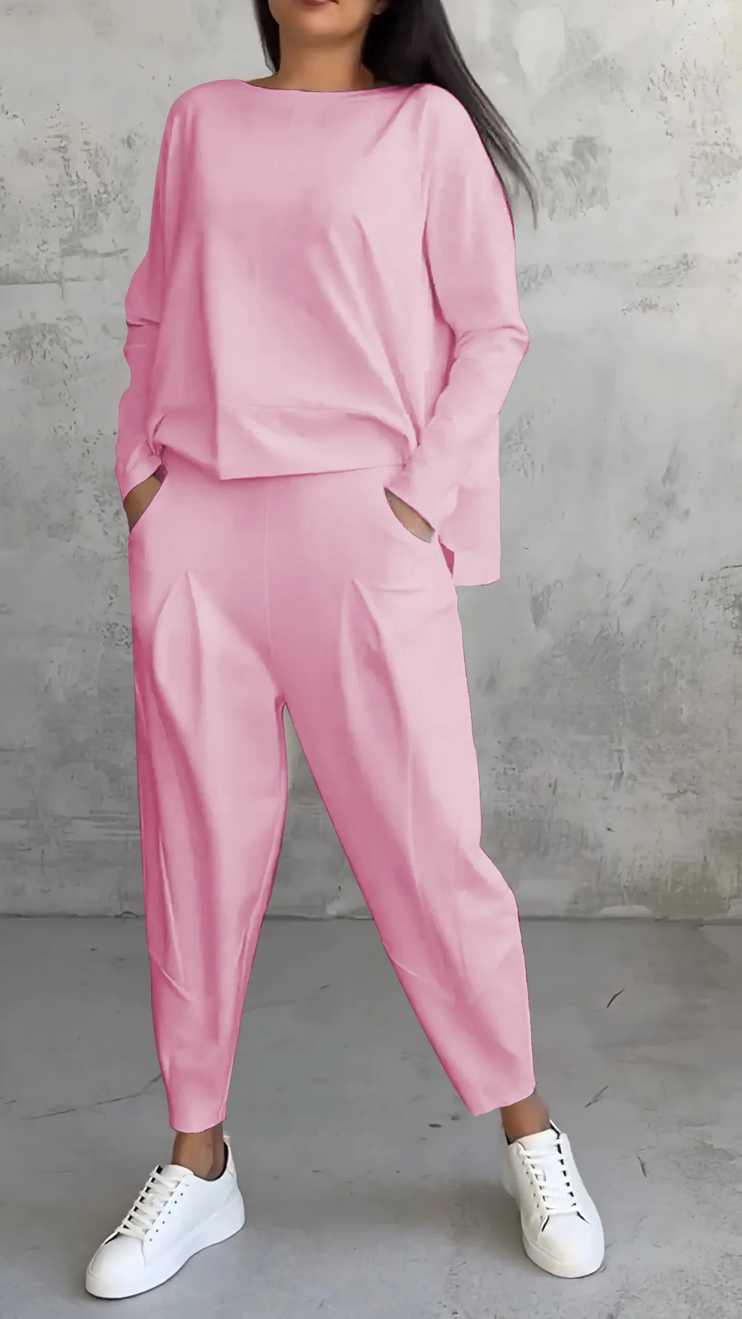 LB | Dwuczęściowy zestaw w swobodnym stylu relaxed fit