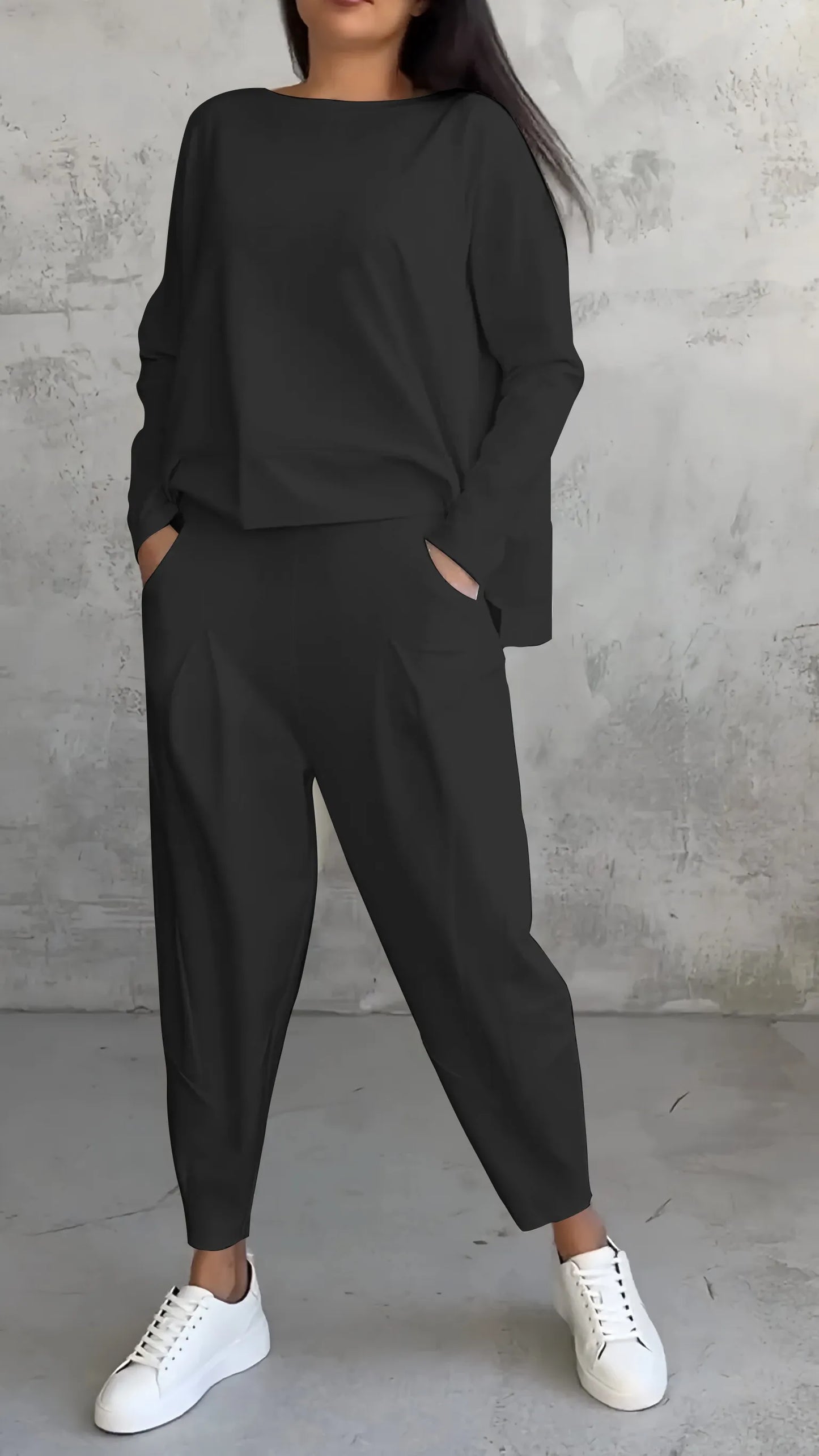 LB | Dwuczęściowy zestaw w swobodnym stylu relaxed fit