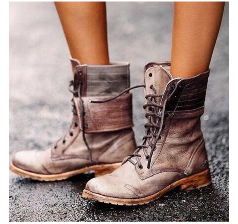 LB | Eleganckie buty z przednim sznurowaniem
