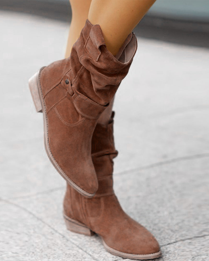 LB | Modne buty na niskim obcasie