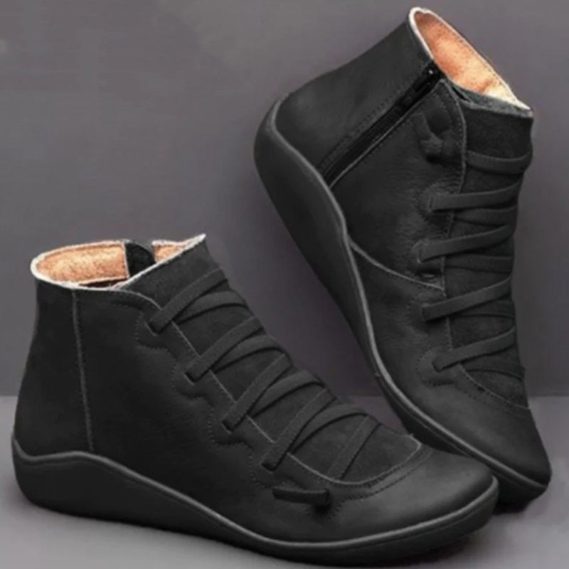 LB | Buty damskie Moda Skórzane botki do kostki