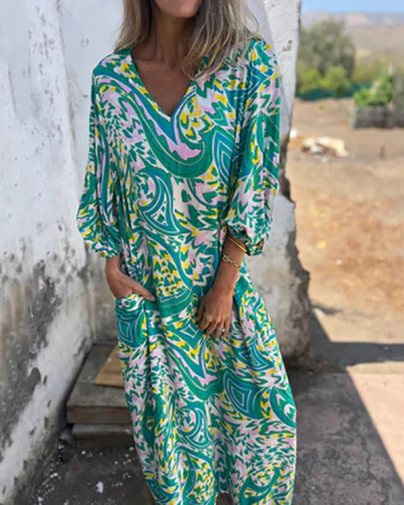 LB | Sukienka maxi Bohème