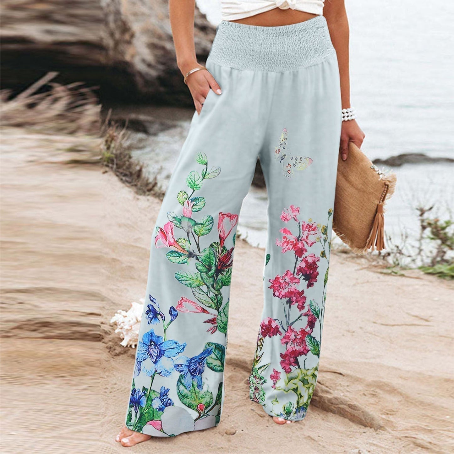 LB | Eleganckie letnie spodnie