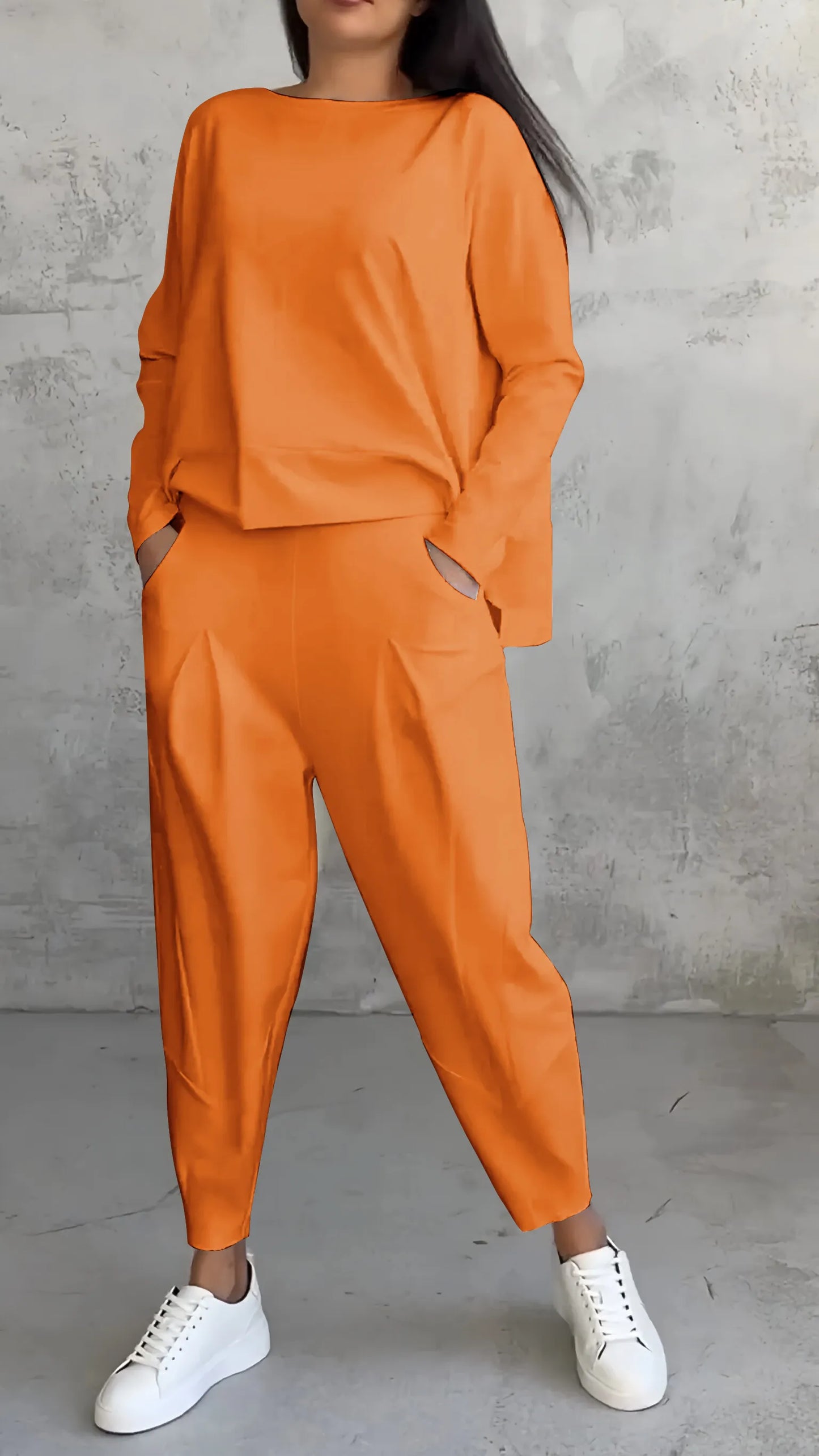 LB | Dwuczęściowy zestaw w swobodnym stylu relaxed fit