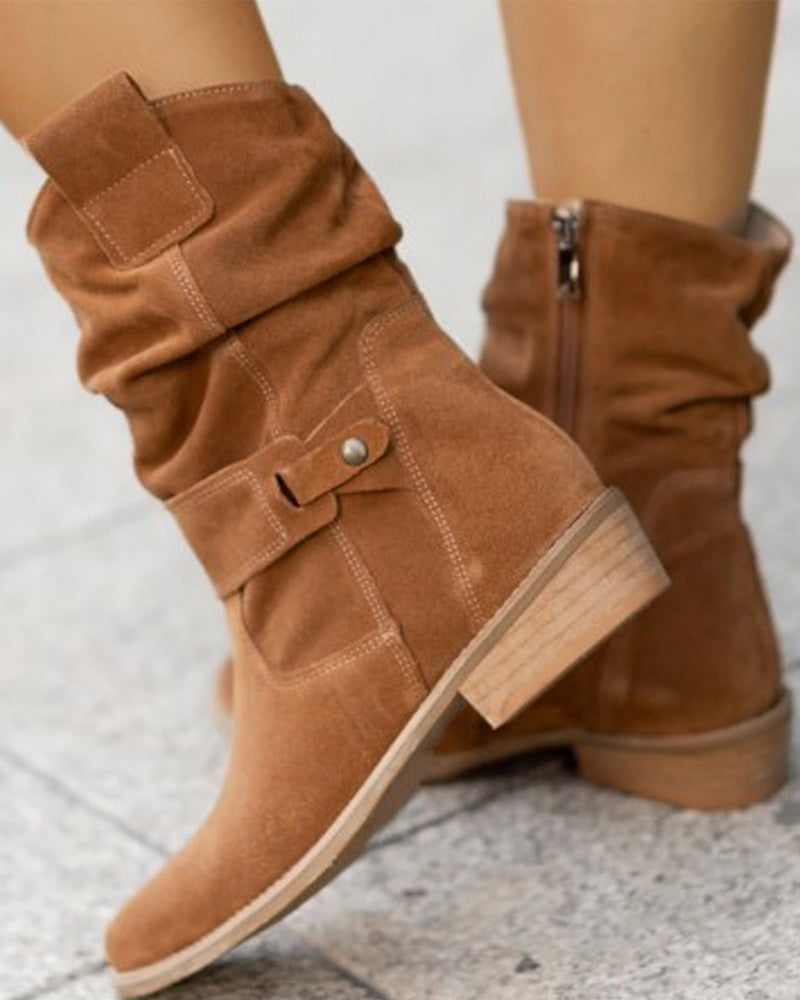 LB | Modne buty na niskim obcasie