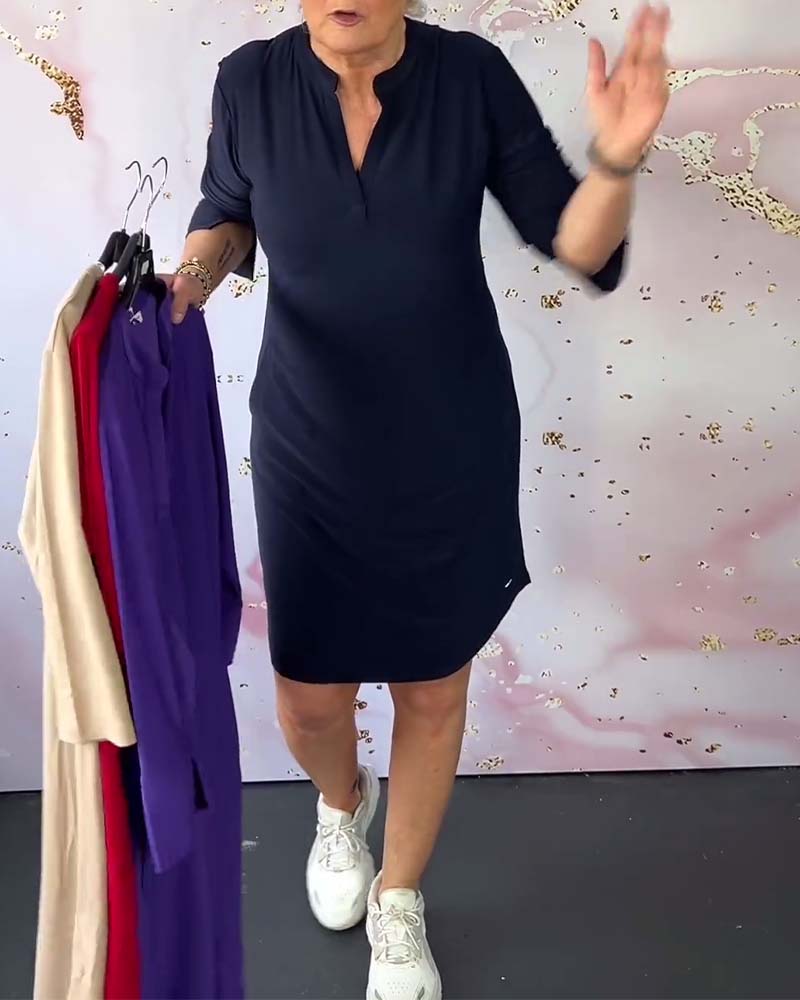 LB | Lottie ���� Sukienka midi z dekoltem w szpic