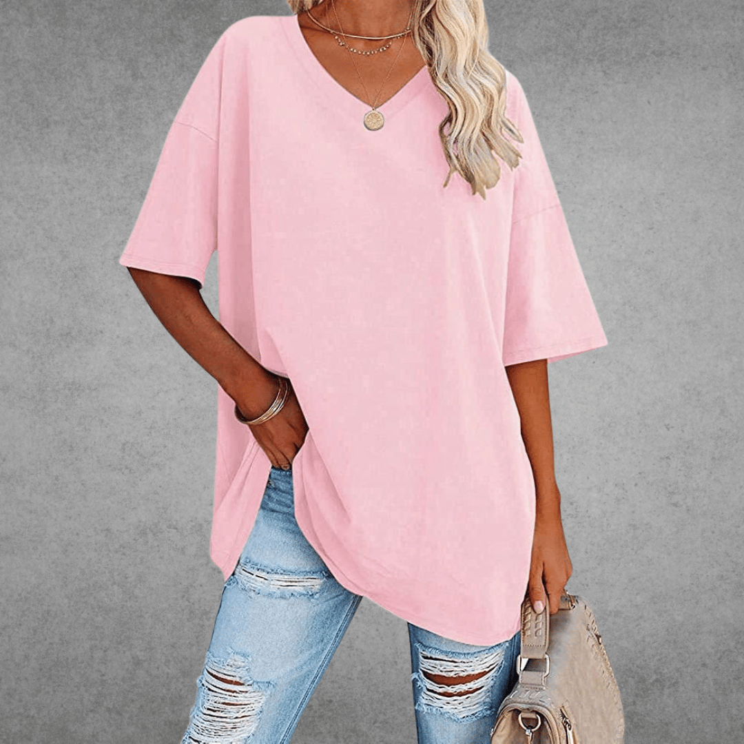 LB | Koszulka z krótkim rękawem V-neck