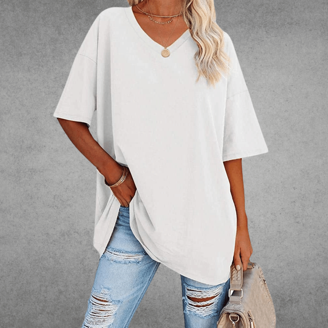 LB | Koszulka z krótkim rękawem V-neck