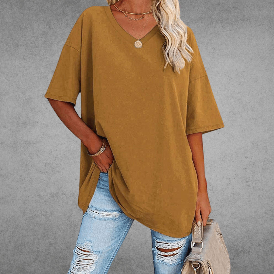 LB | Koszulka z krótkim rękawem V-neck