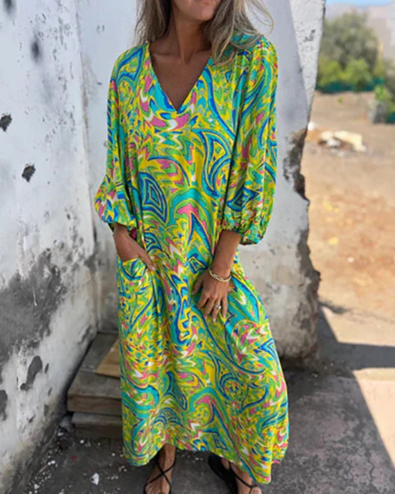 LB | Sukienka maxi Bohème