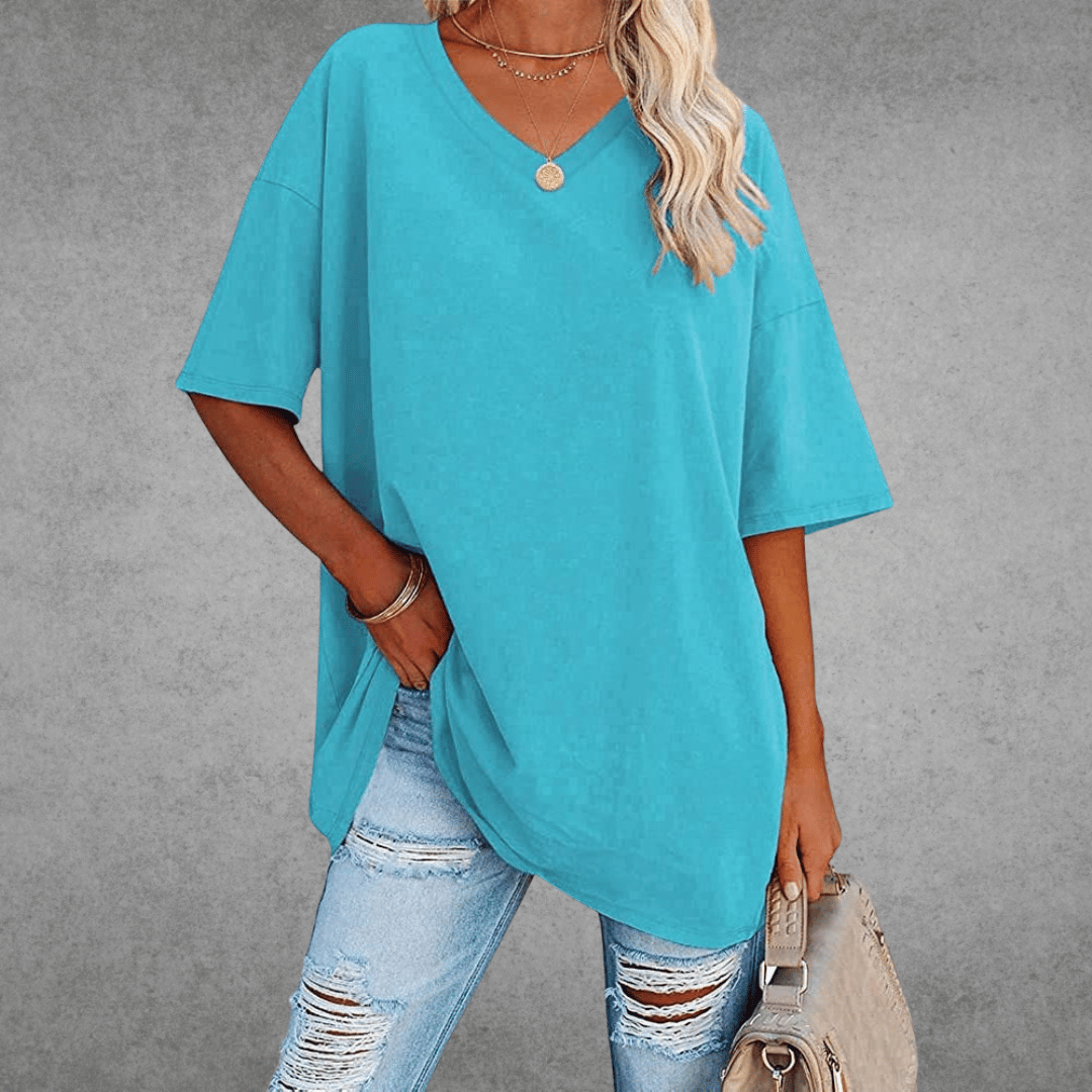 LB | Koszulka z krótkim rękawem V-neck