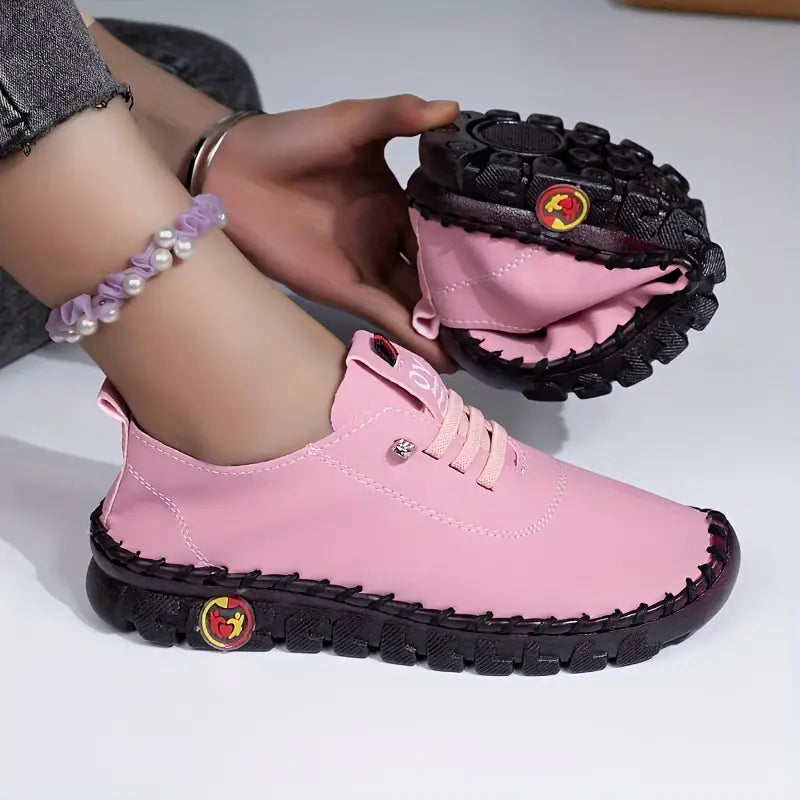 LB | JEDNOKOLOROWE CASUALOWE SNEAKERSY DLA KOBIET