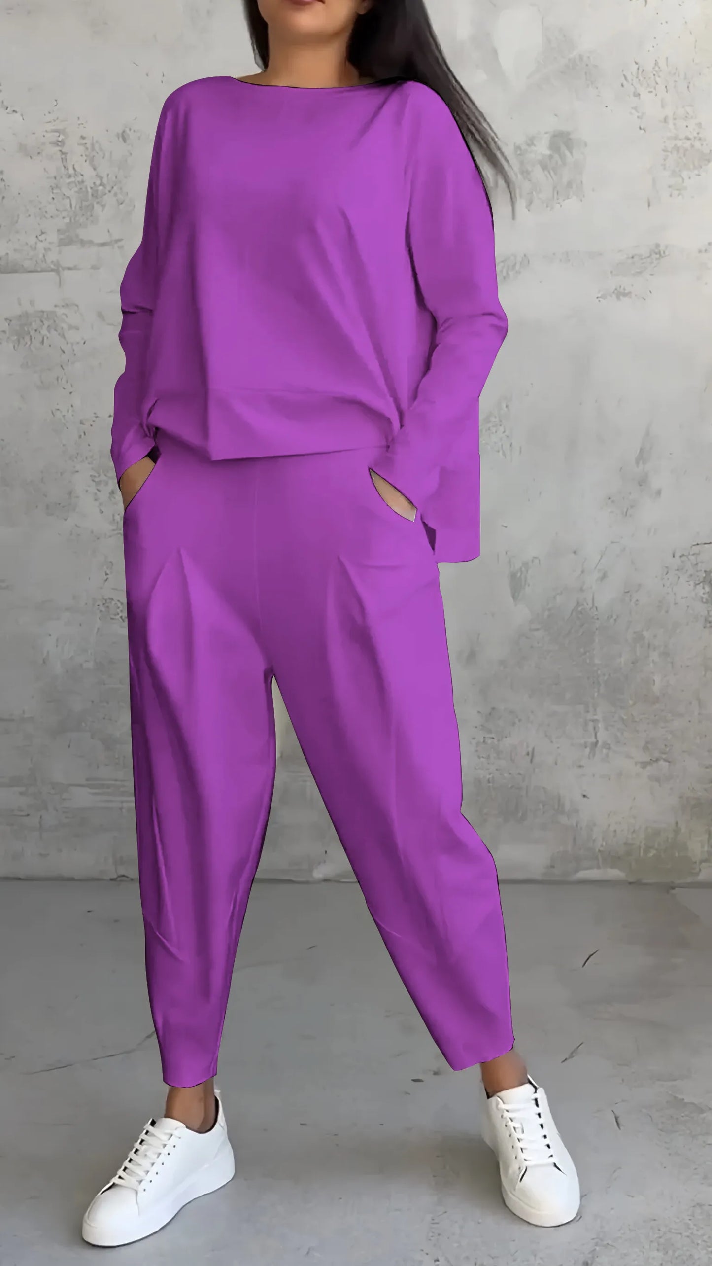 LB | Dwuczęściowy zestaw w swobodnym stylu relaxed fit