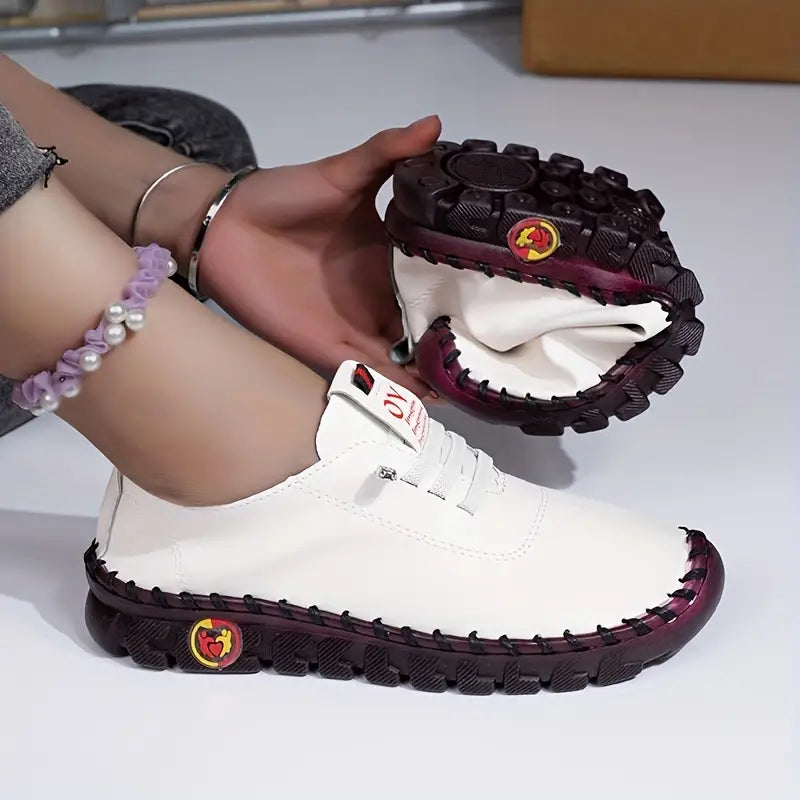 LB | JEDNOKOLOROWE CASUALOWE SNEAKERSY DLA KOBIET