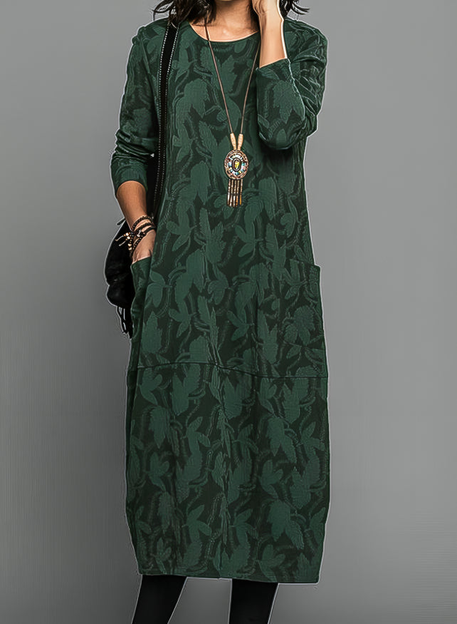 LB | Elegancka sukienka midi w kwiaty