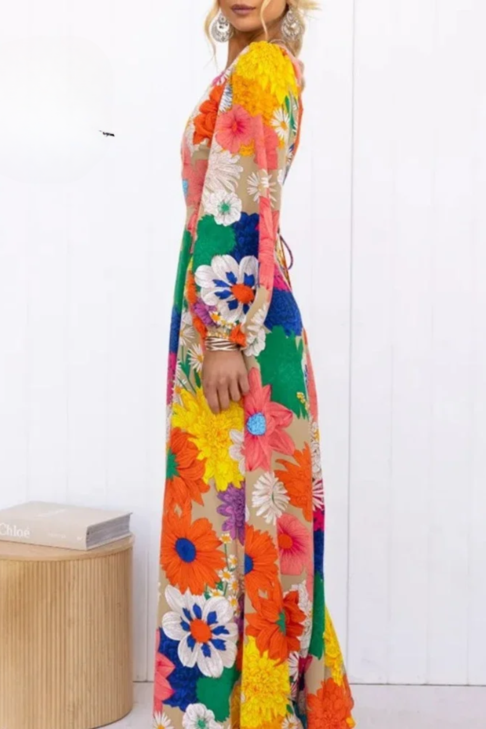 LB | DAISY ���� SUNBURST BLOOM MAXI DRESS
