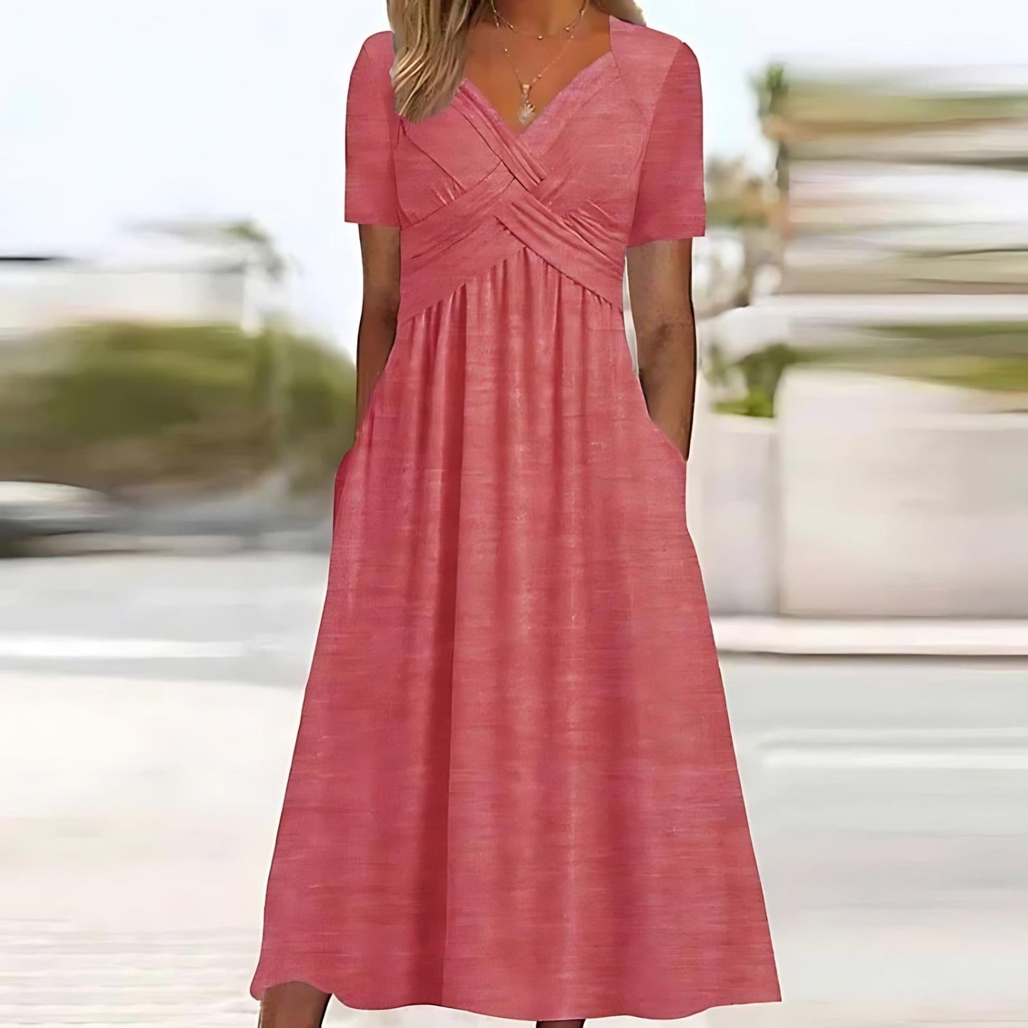 LB | Elegancka sukienka midi