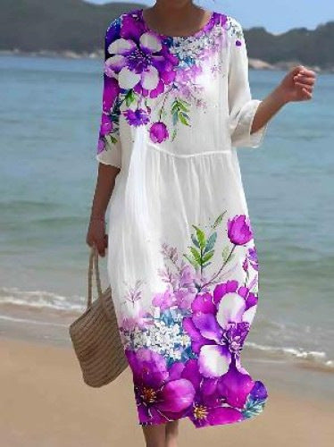 LB | Kwiecista sukienka maxi