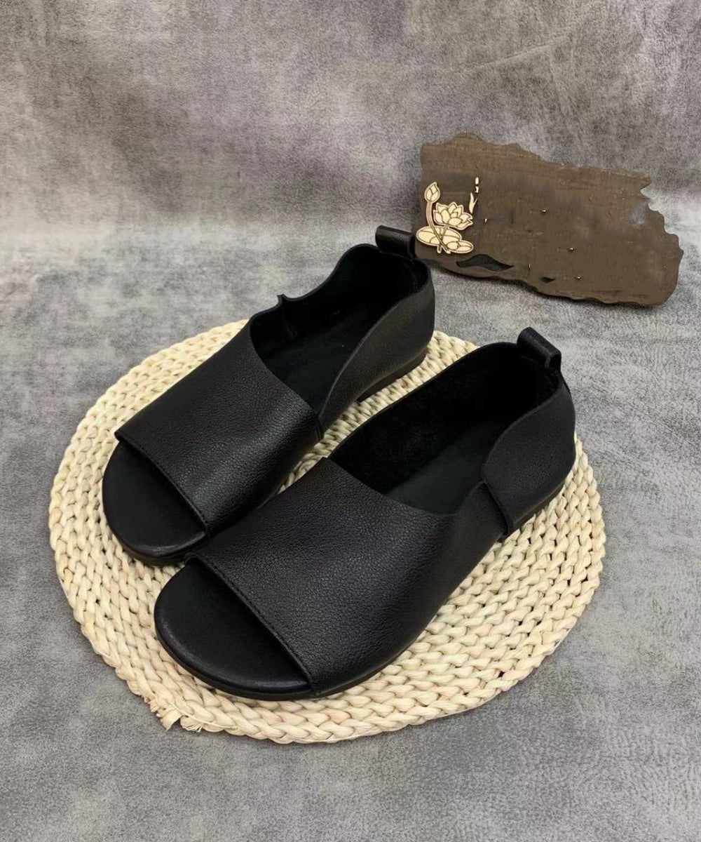 LB | Minimalistyczne, wsuwane buty z odkrytymi palcami
