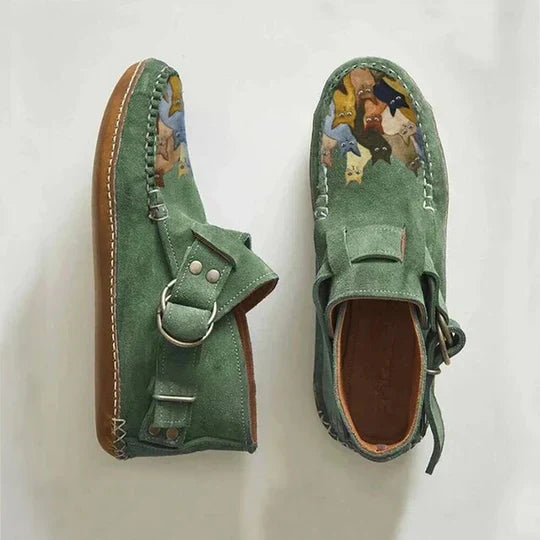 LB | Stylowe buty do kostki z klamrą