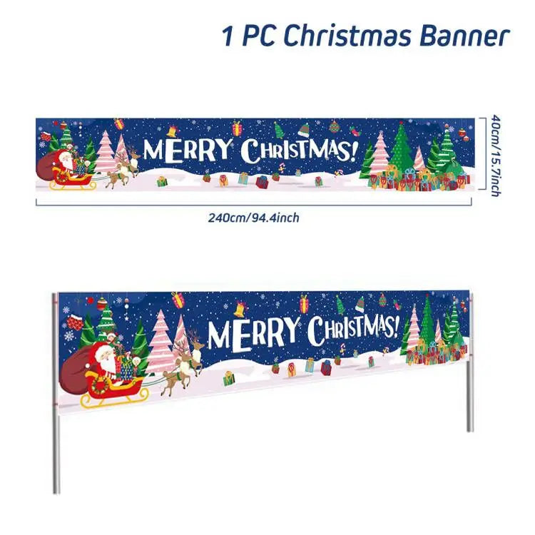 BannerGreetings | Vánoční venkovní bannerová vlajka