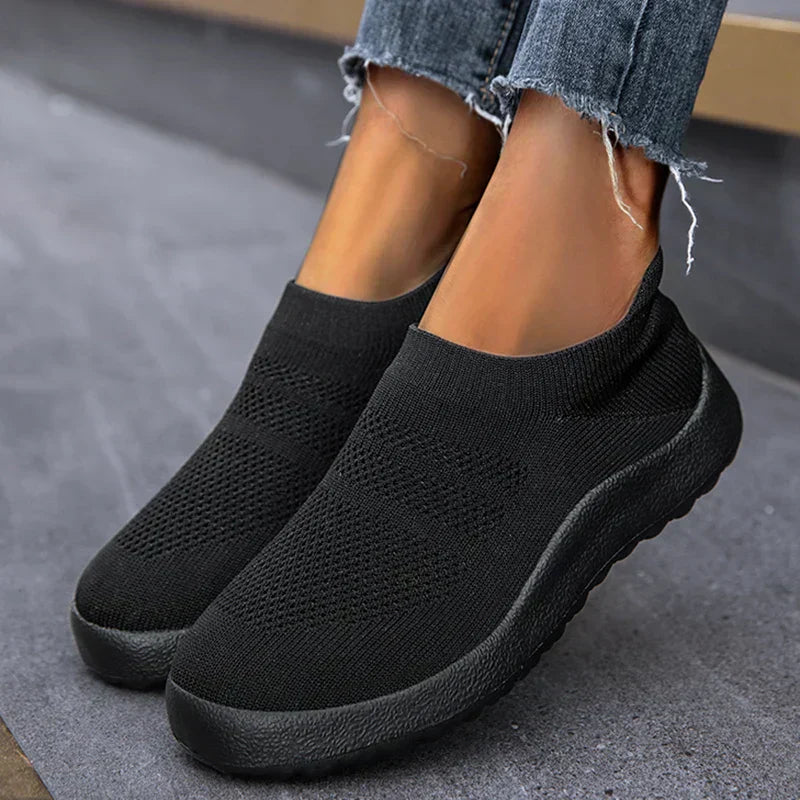 LB | Lekkie wsuwane sneakersy z dzianiny