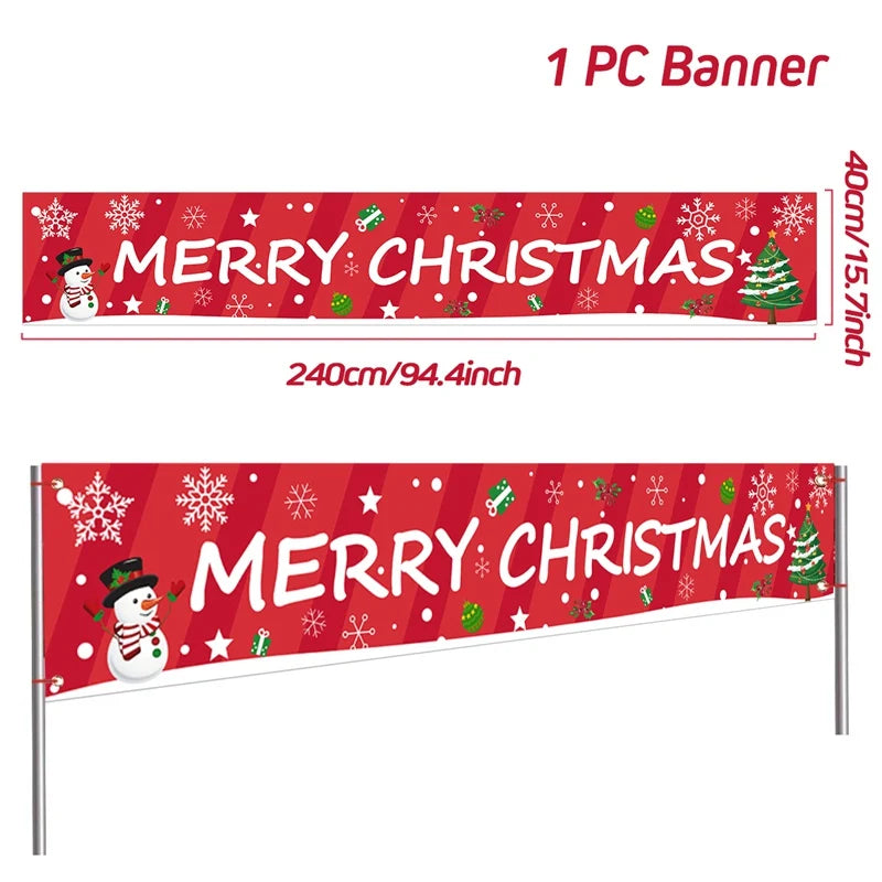 BannerGreetings | Vánoční venkovní bannerová vlajka