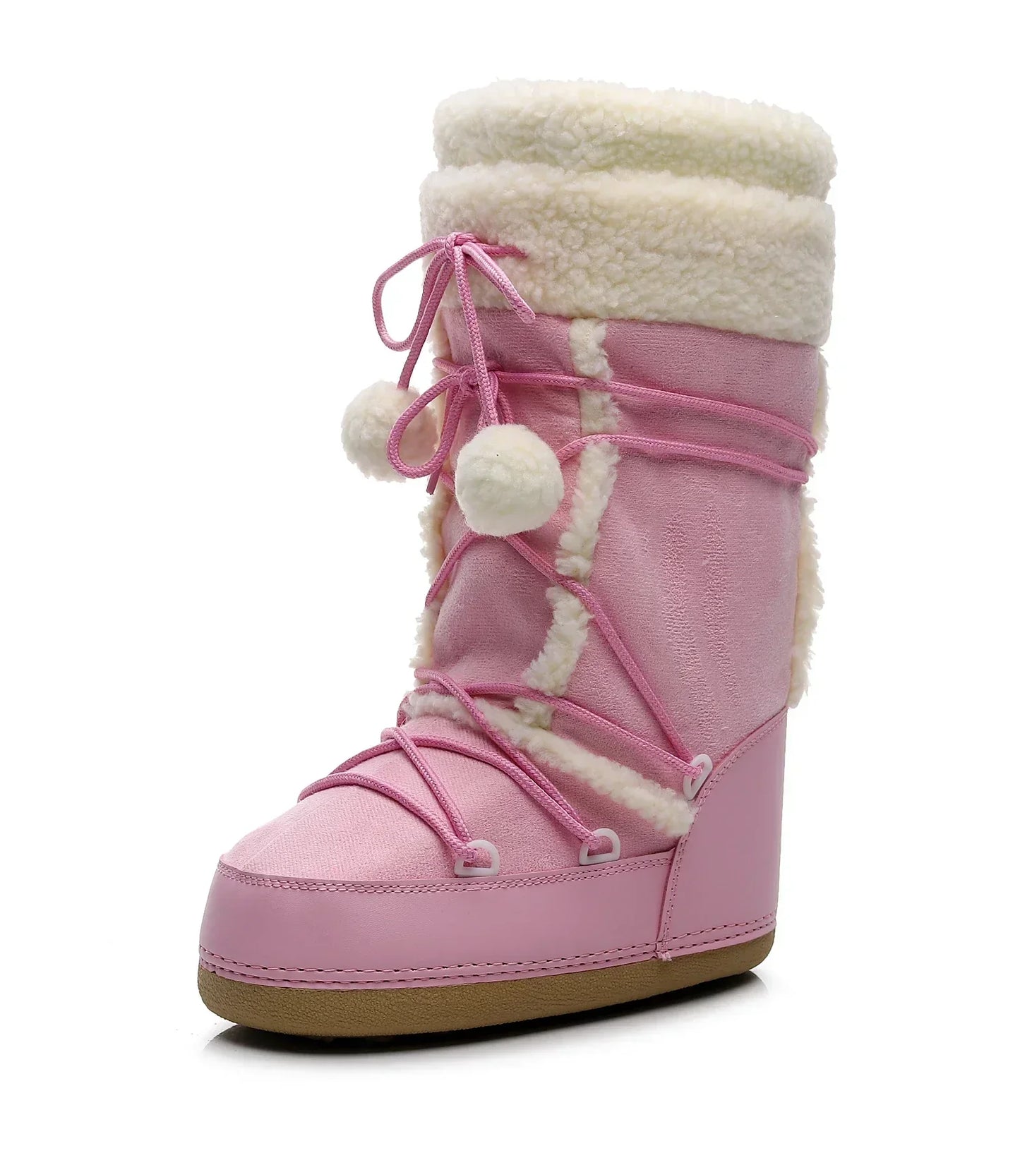 LB | Przytulne buty ze sztucznego futra