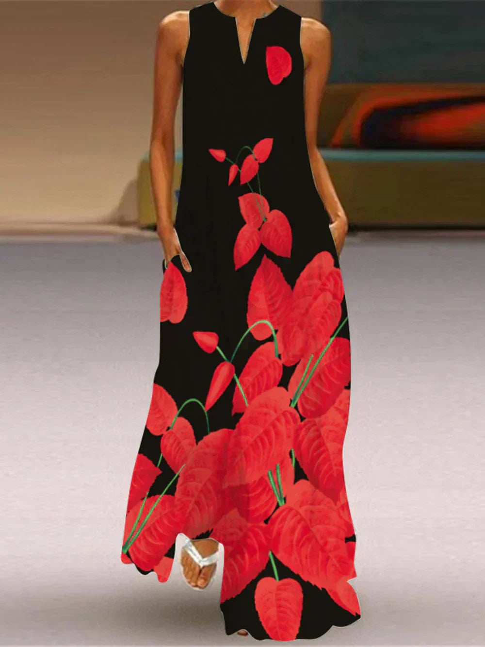 LB | MONICA ���� BLOSSOM IN THE STILL MAXI DRESS