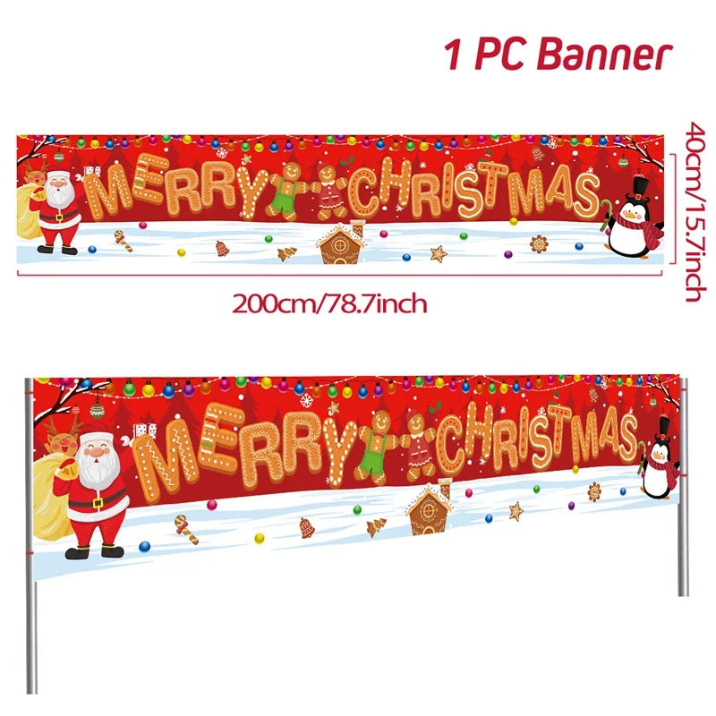 BannerGreetings | Vánoční venkovní bannerová vlajka