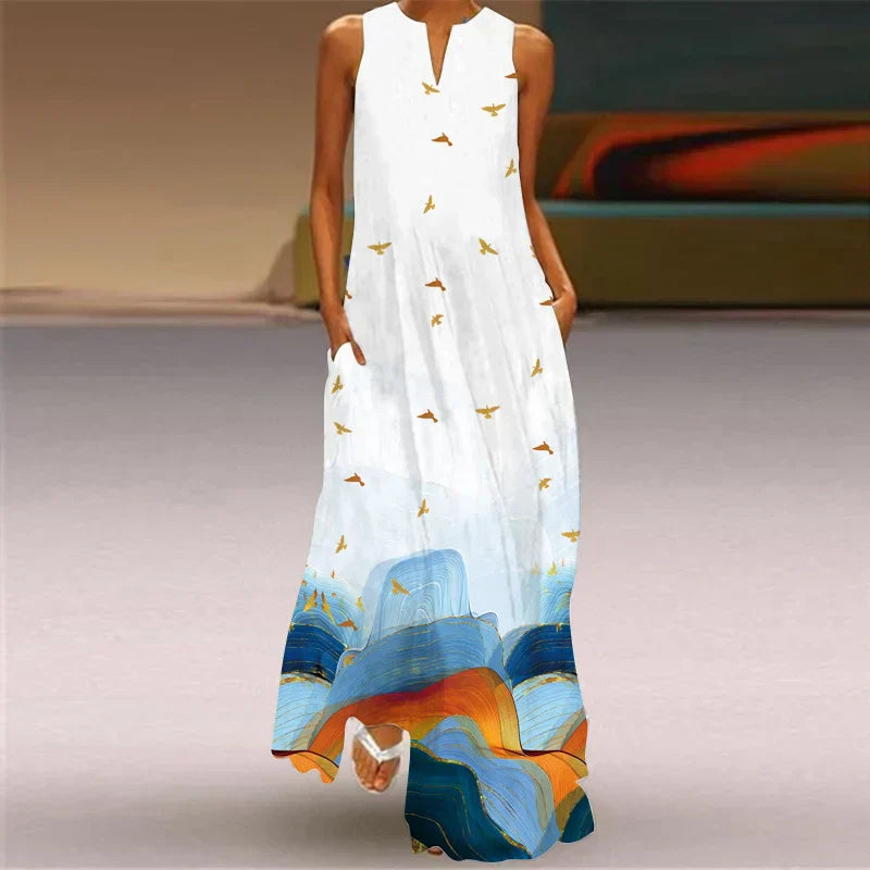 LB | MONICA ���� BLOSSOM IN THE STILL MAXI DRESS
