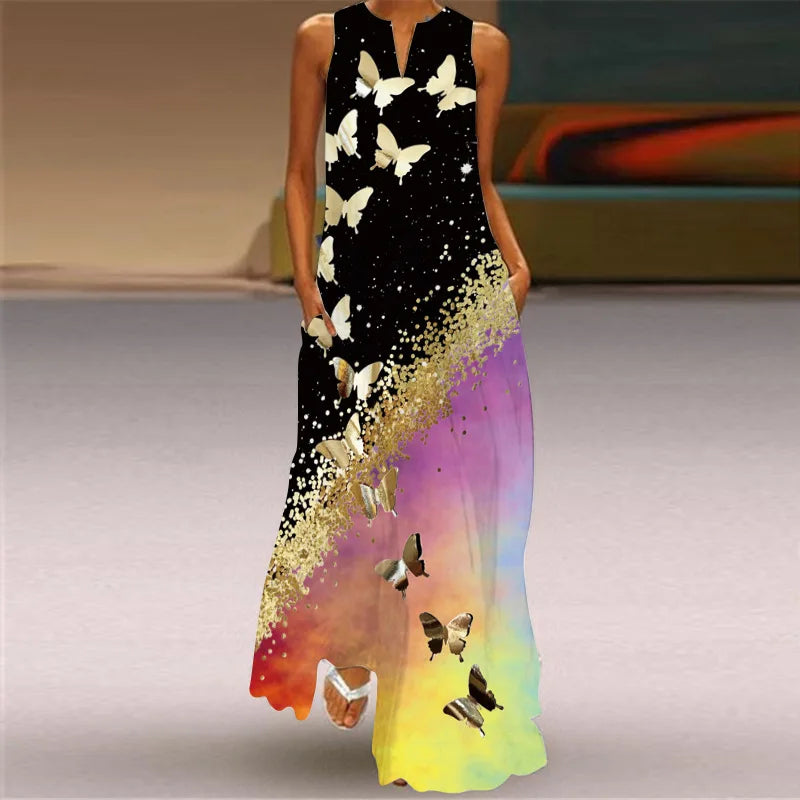 LB | MONICA ���� BLOSSOM IN THE STILL MAXI DRESS