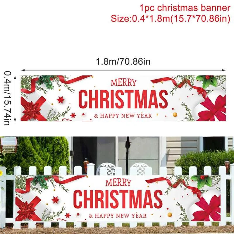 BannerGreetings | Vánoční venkovní bannerová vlajka