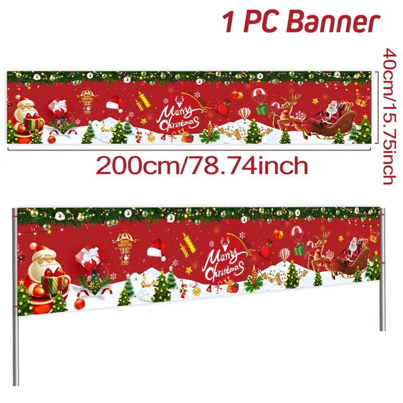 BannerGreetings | Vánoční venkovní bannerová vlajka