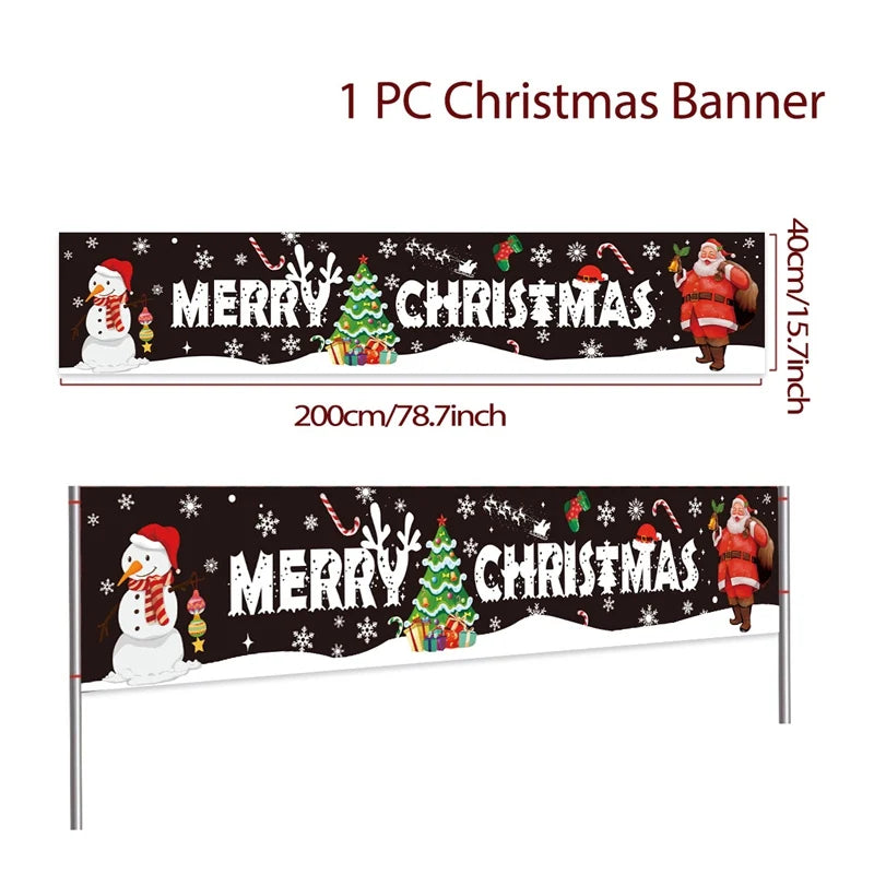 BannerGreetings | Vánoční venkovní bannerová vlajka