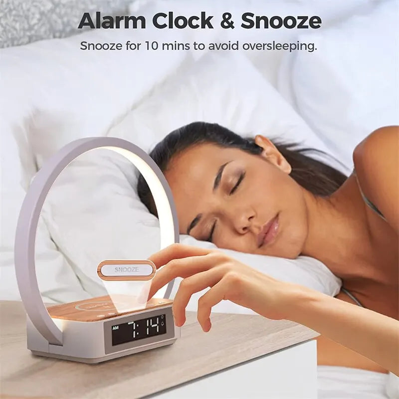 BedsideLuxe | bezdrátový budík s kulatým světlem