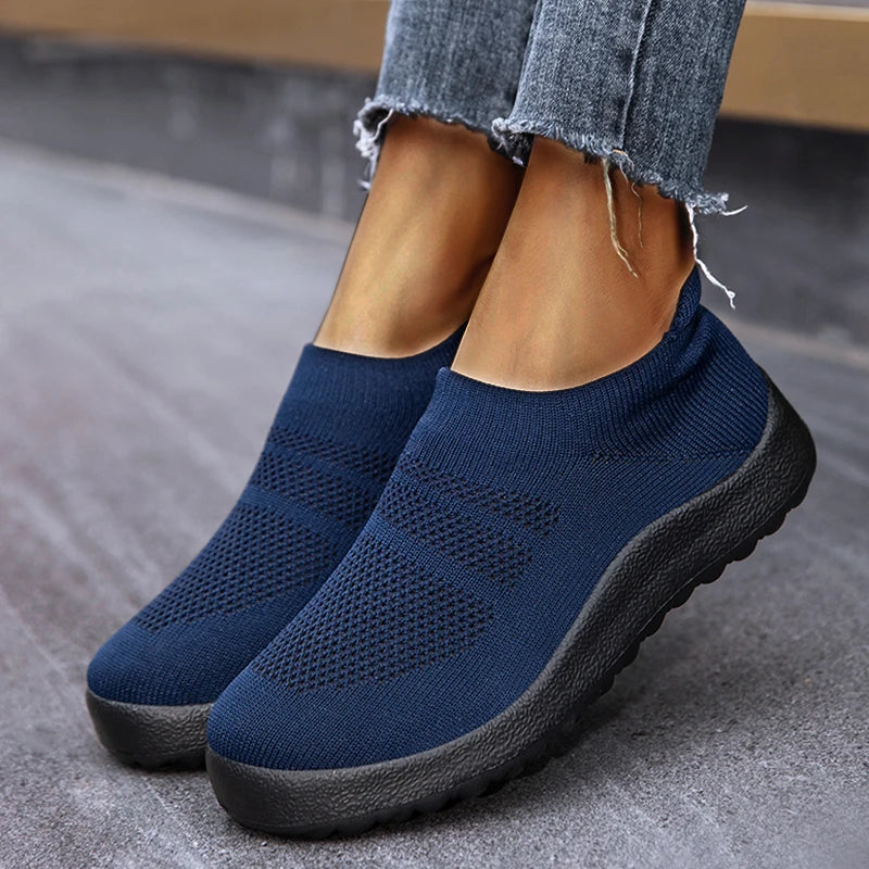 LB | Lekkie wsuwane sneakersy z dzianiny