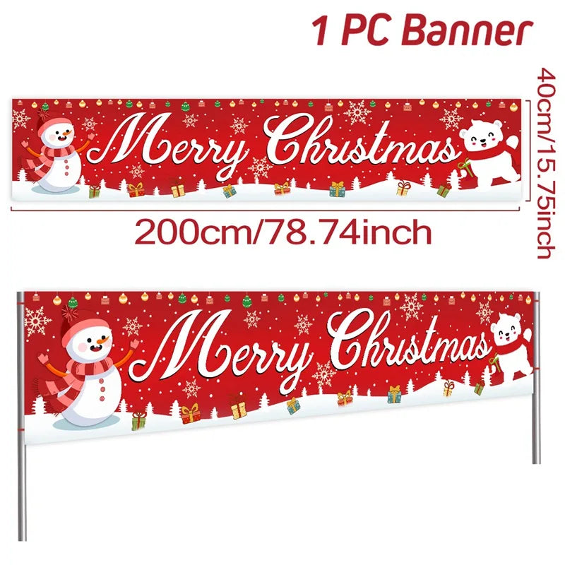 BannerGreetings | Vánoční venkovní bannerová vlajka