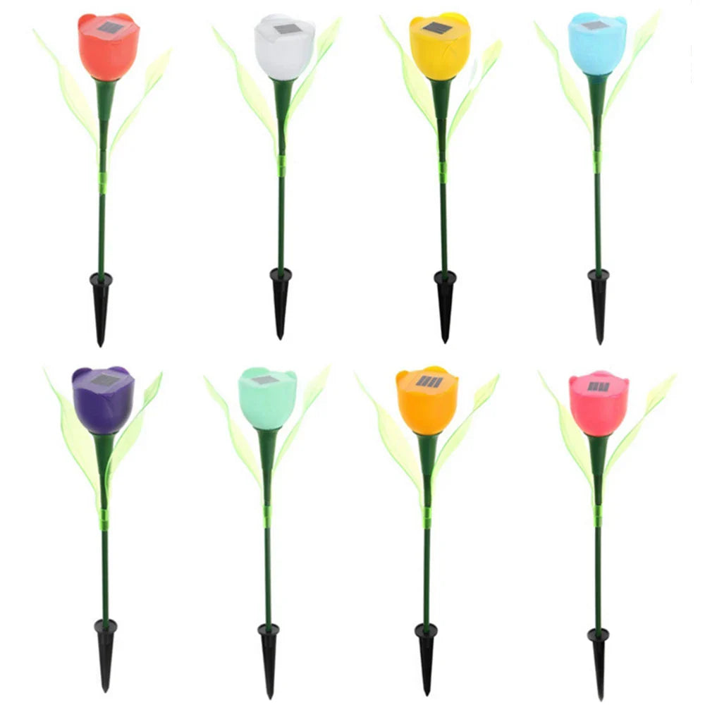TulipBloom - Zářivé solární osvětlení tulipánů