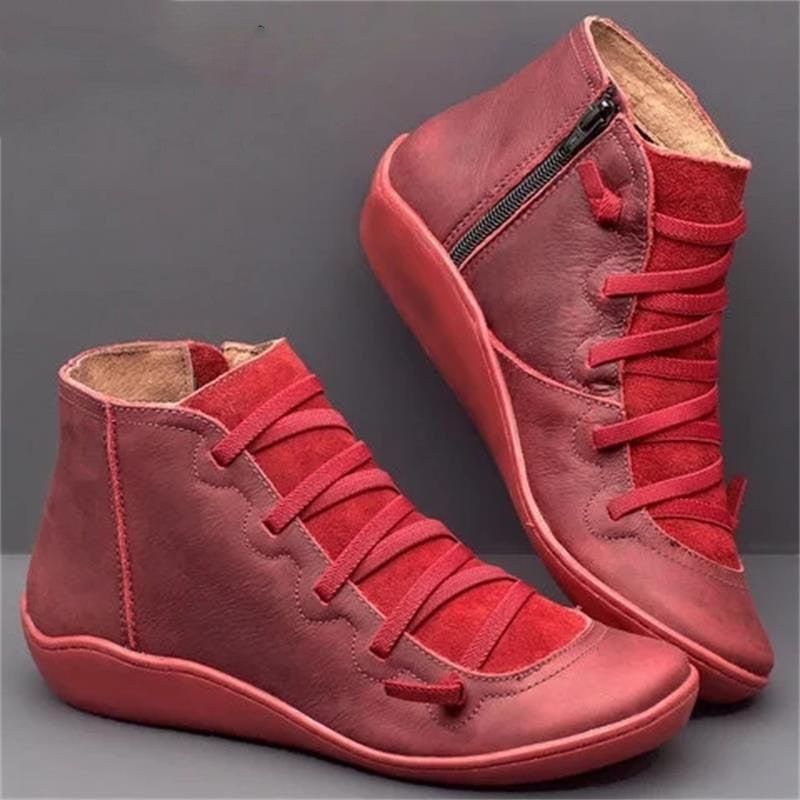 LB | Buty damskie Moda Skórzane botki do kostki