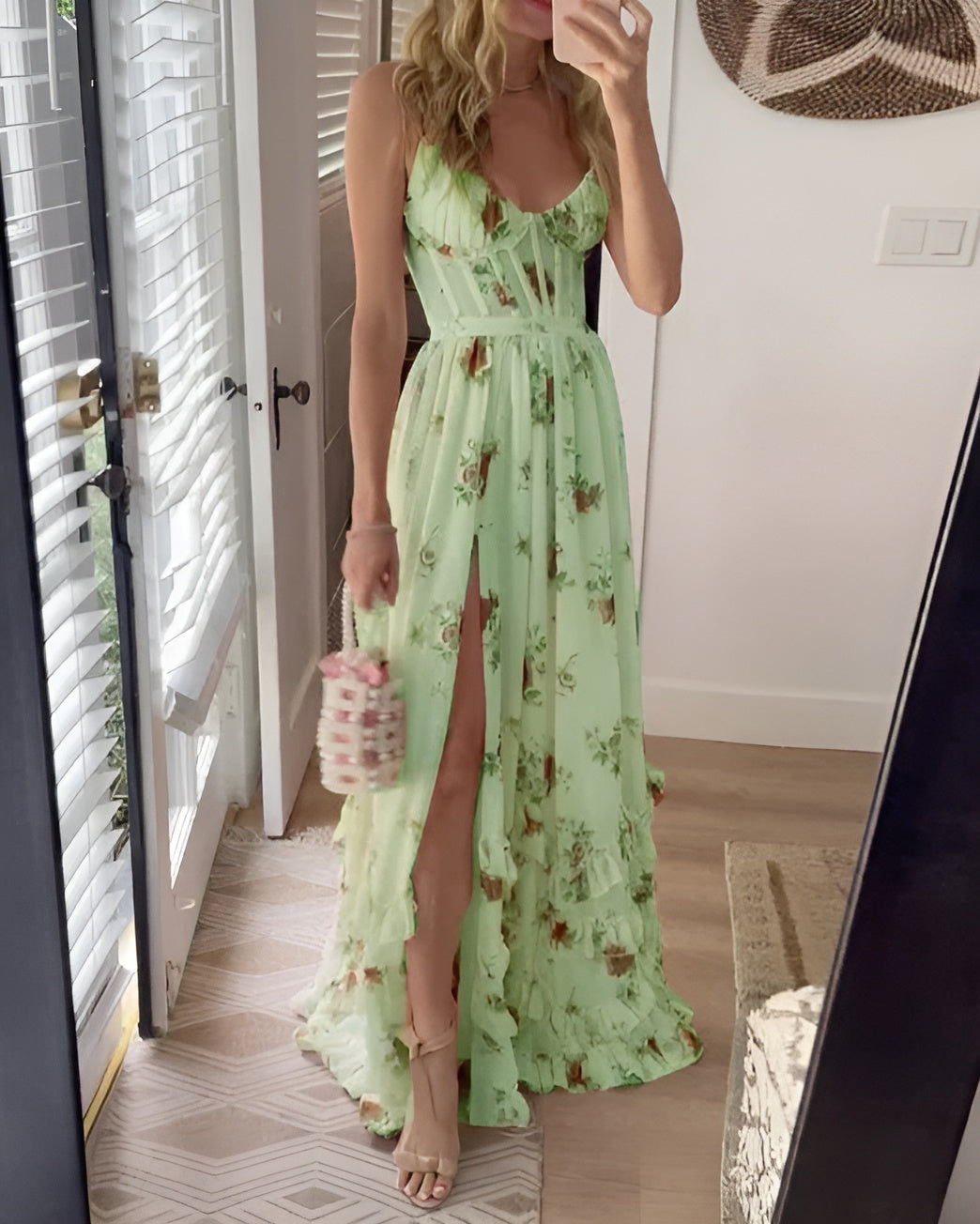 LB | CHLOE ���� BLOOMING WHISPERING MAXI DRESS