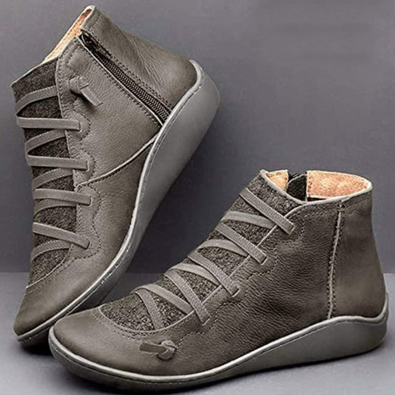 LB | Buty damskie Moda Skórzane botki do kostki