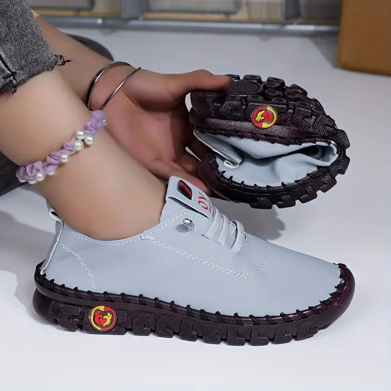 LB | JEDNOKOLOROWE CASUALOWE SNEAKERSY DLA KOBIET