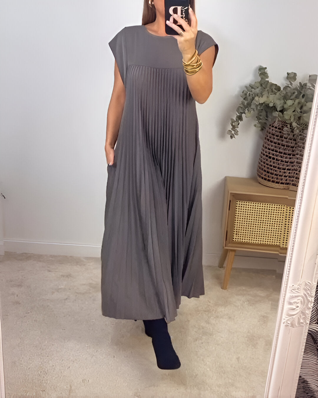 LB | elegancka sukienka midi dla kobiet