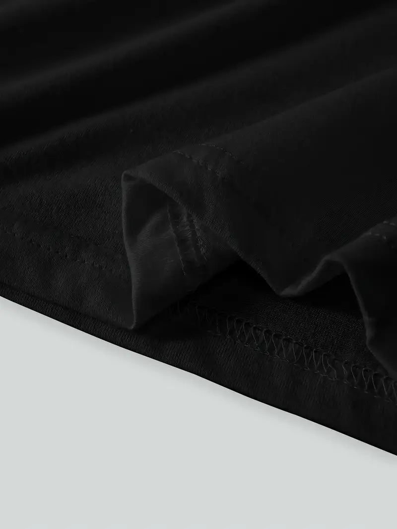 LB | Elegancka koszulka z krótkim rękawem i kwiatowym nadrukiem