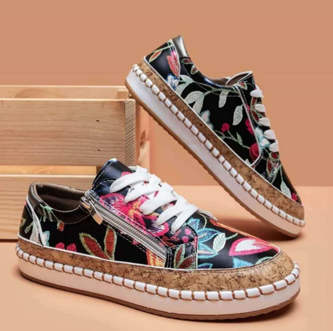 LB | Lekkie sneakersy inspirowane stylem vintage